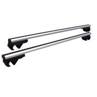 Roof racks VW Touareg construction year from 2002 profiles in chrome 110cm