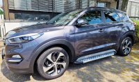 Trittbretter passend f&uuml;r Hyundai Tucson 2015-2018 Olympus Chrom mit ABE
