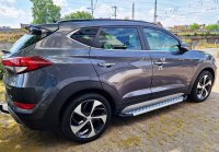 Running Boards suitable for Hyundai Tucson 2015-2018 Olympus chrome with T&Uuml;V