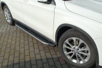Trittbretter passend f&uuml;r Mercedes-Benz GLA ab 2013 Ares Chrom mit T&Uuml;V