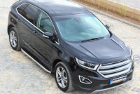 Running Boards suitable for Ford Edge from 2017 Ares chrome with T&Uuml;V