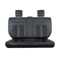 Seat covers for Citroen Berlingo from 2008 in black model Bangkok