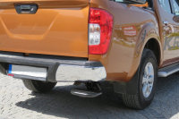 Footboard to unfold Nissan Navara NP300 from year of construction 2016 Color Black