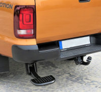 Footboard for unfolding VW Amarok from year of construction 2010 Color Black