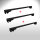 3er Set Dachtr&auml;ger passend f&uuml;r Peugeot Expert Relgtr&auml;ge ab Bj. 2007 Aluminium 140 cm Schwarz