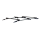Set of 3 roof racks suitable for Kia Sportage from 2004 black 120 cm