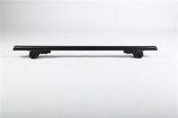 Set of 3 roof racks suitable for Volvo XC 90 from 2002 Aluminium black 130 cm