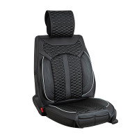 Seat covers for Jeep Grand Cherokee from 2010 in black white model Bangkok