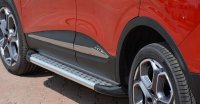 Running Boards suitable for Ford Kuga from 2008-2012 Olympus chrome with T&Uuml;V