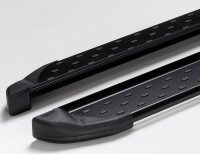 Trittbretter passend f&uuml;r Hyundai Santa Fe 2012-2018 Olympus Schwarz mit T&Uuml;V