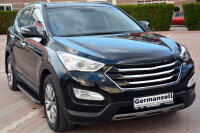 Trittbretter passend f&uuml;r Hyundai Santa Fe 2012-2018 Olympus Schwarz mit T&Uuml;V
