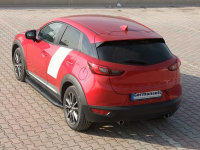 Running Boards suitable for Mazda CX3 from 2015 Ares black with T&Uuml;V