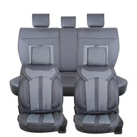 Seat covers for Mini Clubman from 2007 in dark grey model Bangkok