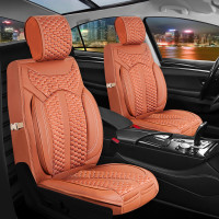 Seat covers for Mitsubishi Outlander from 2007 bis 2012 in cinnamon model Bangkok