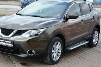 Trittbretter passend f&uuml;r Nissan Qashqai Bj 2014-2021  Olympus Chrom mit ABE