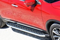 Trittbretter passend f&uuml;r Nissan X-Trail Bj 2014-2022  Hitit Chrom mit T&Uuml;V