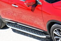 Running Boards suitable for Nissan X-Trail  2014-2022 Hitit chrome with T&Uuml;V