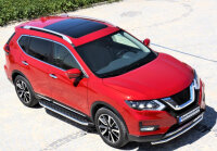 Running Boards suitable for Nissan X-Trail  2014-2022 Hitit chrome with T&Uuml;V