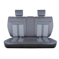 Seat covers for Renault Alaskan from 2017 in dark grey model Bangkok
