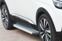 Running Boards suitable for Peugeot 3008 from 2016 Olympus chrome with T&Uuml;V