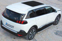 Running Boards suitable for Peugeot 5008 from 2017 Hitit chrome with T&Uuml;V