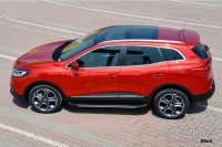 Running Boards suitable for Renault Kadjar from 2015 Olympus black with T&Uuml;V