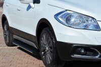 Trittbretter passend f&uuml;r Suzuki SX 4 S-Cross ab 2013 Olympus Schwarz mit ABE