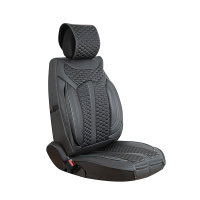 Seat covers for Volkswagen Caddy und Maxi from 2007 in black model Bangkok