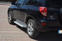 Running Boards suitable for Toyota RAV4 2006-2013 Olympus chrome with T&Uuml;V