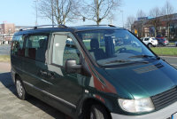 Roof Rails suitable for Mercedes Vito W638 from 1996 - 2003 aluminum high gloss polished