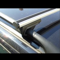 Roof racks Nissan Qashqai from year of construction 2007 compact SUV made of in chrome 130cm