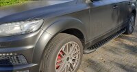 Trittbretter passend f&uuml;r Audi Q7 ab 2015 Olympus Schwarz mit ABE