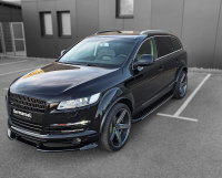 Running Boards suitable for Audi Q7 from 2015 Olympus black with T&Uuml;V