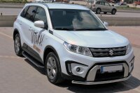 Trittbretter passend f&uuml;r Suzuki Vitara ab 2015 Olympus Schwarz mit T&Uuml;V