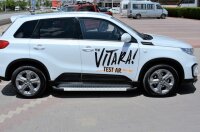 Trittbretter passend f&uuml;r Suzuki Vitara ab 2015 Olympus Chrom mit T&Uuml;V