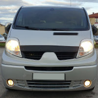 Bonnet protection Stone chip protection suitable for Renault Trafic Construction year 2001-2014