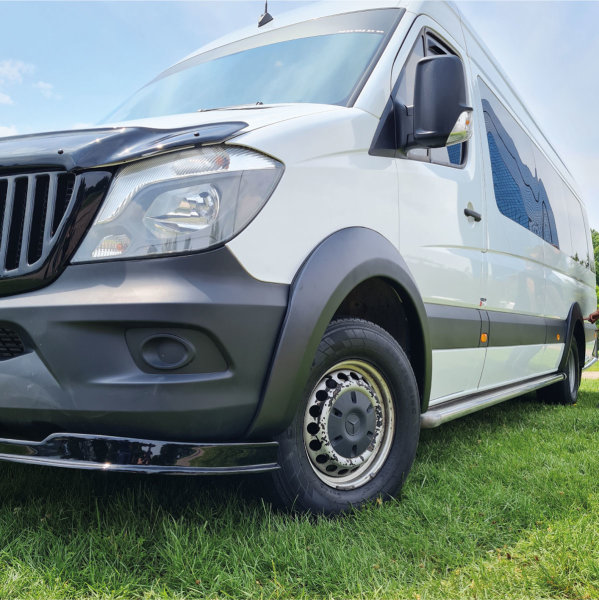 Wheel arch Moldings protective strips Great USA Mercedes Sprinter Construction year 2013-2018 Wide