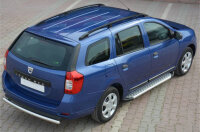 Roof Rails suitable for Dacia Logan MCV  2013-2021 aluminum black
