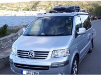 Dachreling passend f&uuml;r VW Camper California lang (T5 T6 und T6.1) ab Bj. 2003 Alu Schwarz