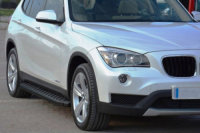 Trittbretter passend f&uuml;r BMW X1 ab 2009-2015 Hitit Schwarz mit T&Uuml;V