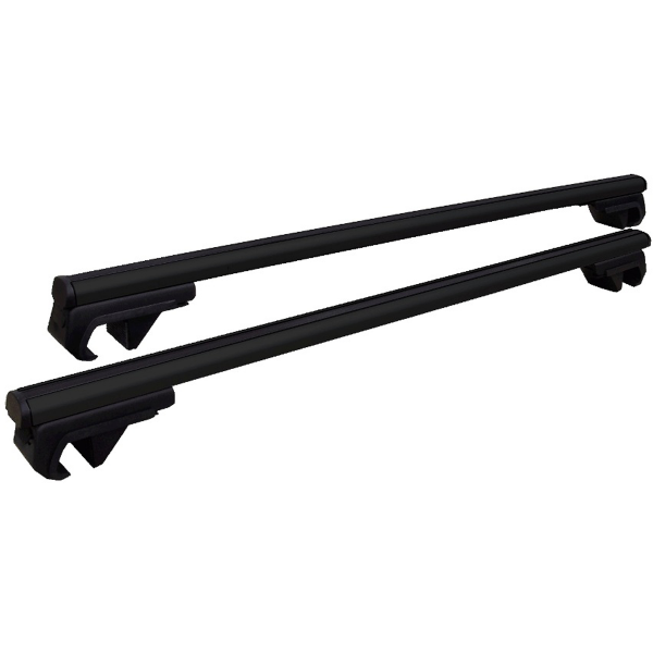 Roof racks Mitsubishi Outlander 2007 to 2012 made of in black 130cm