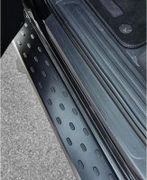 Running Boards suitable for Honda CR-V 2012-2018 Olympus black with T&Uuml;V