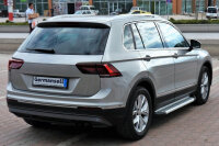 Running Boards suitable for VW Tiguan  2016-2024 Olympus chrome with T&Uuml;V