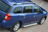 Dachreling passend f&uuml;r Dacia Logan MCV Bj. 2013-2021 Alu Hochglanz