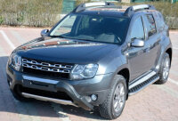 Running Boards suitable for Dacia Duster 2018 - 2023 Hitit chrome with T&Uuml;V