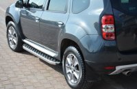 Running Boards suitable for Dacia Duster from 2018 Hitit chrome with T&Uuml;V