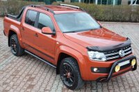 Dachreling passend f&uuml;r VW Amarok Bj. 2010-2023 Alu Schwarz