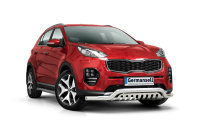 Bullbar low with plate suitable for Kia Sportage years 2015-2021