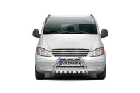Bullbar with plate suitable for Mercedes Vito years...