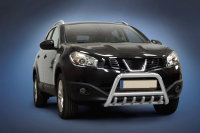 Bullbar with grille suitable for Nissan Qashqai years 2010-2013